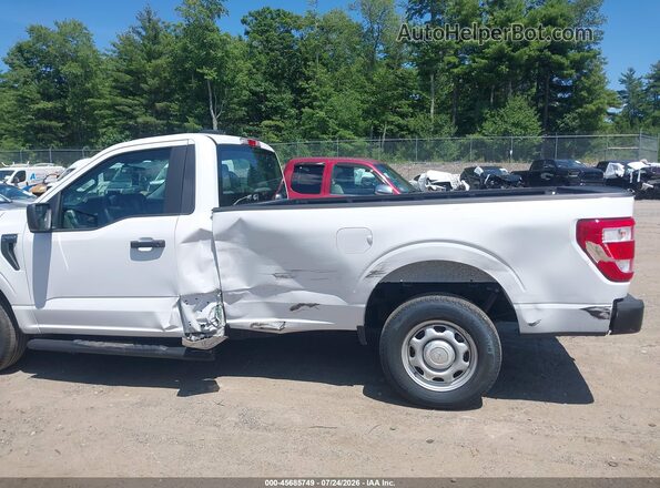 1FTMF1CB9MKE02998 2021 FORD F150 White Widok z przodu