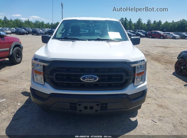 1FTMF1CB9MKE02998 2021 FORD F150 White Widok zestawu wskaźników