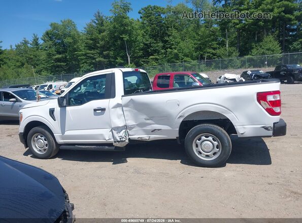 1FTMF1CB9MKE02998 2021 FORD F150 White Widok wnętrza 360 stopni