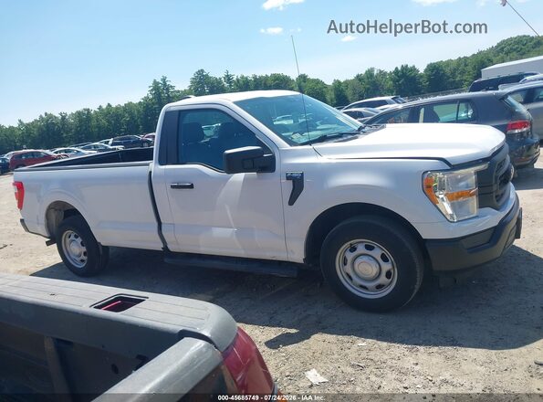 1FTMF1CB9MKE02998 2021 FORD F150 White Widok wnętrza z tyłu