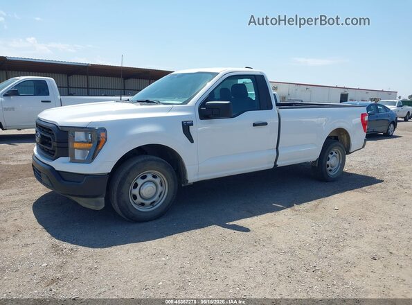 1FTMF1CB9PKE94215 2023 FORD F150 White წინა მარცხენა ხედი სამი მეოთხედიდან