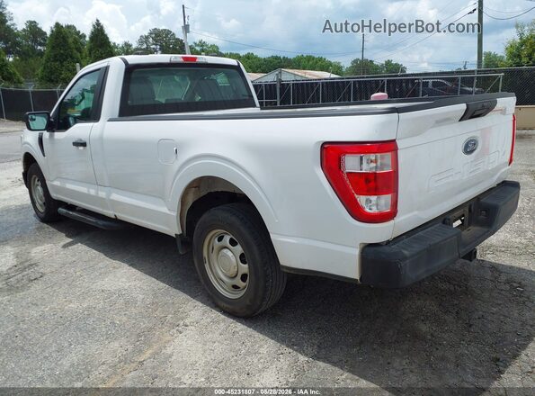 1FTMF1CBXMKD87864 2021 FORD F150 White Rear left