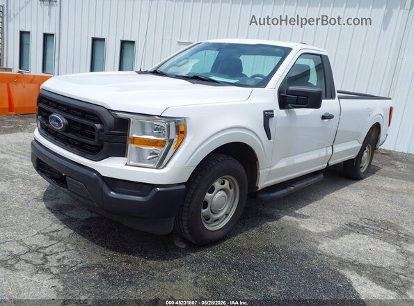 1FTMF1CBXMKD87864 2021 FORD F150 White Front left