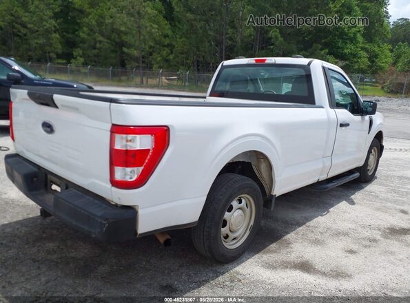 1FTMF1CBXMKD87864 2021 FORD F150 White Rear right