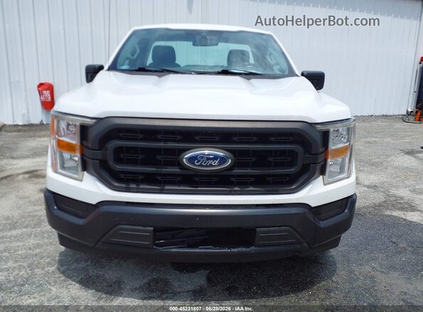 1FTMF1CBXMKD87864 2021 FORD F150 White Rear interior view