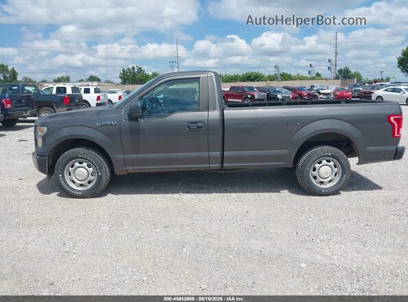 1FTMF1CF0HKC14198 2017 FORD F150 Gray Սարքավորումների վահանակի տեսք