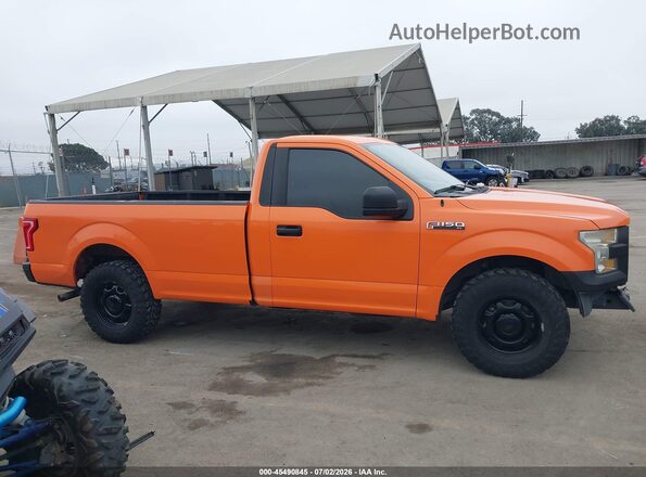 1FTMF1CF3GKE51122 2016 FORD F150 Orange Սալոնի 360 աստիճան տեսք
