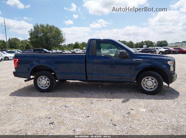 1FTMF1CF3HKC14194 2017 FORD F150 Blue Rear interior view