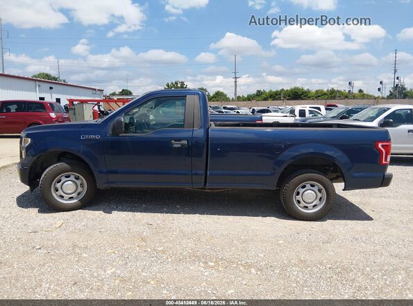 1FTMF1CF5HKC14195 2017 FORD F150 Blue Vista interior trasera