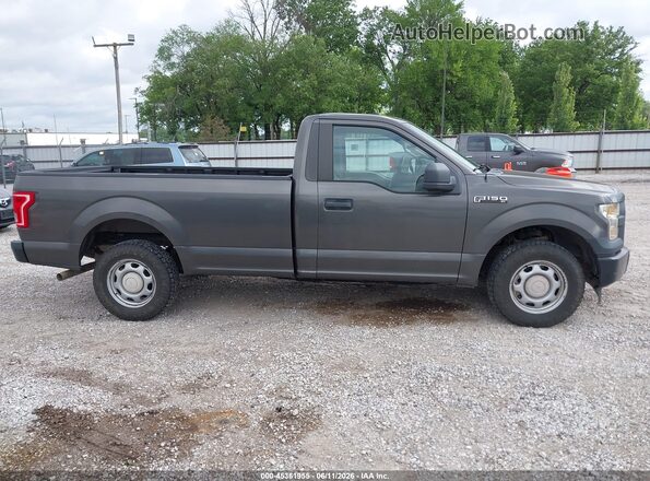 1FTMF1CF9HKC14197 2017 FORD F150 Gray Вид задньої частини салону