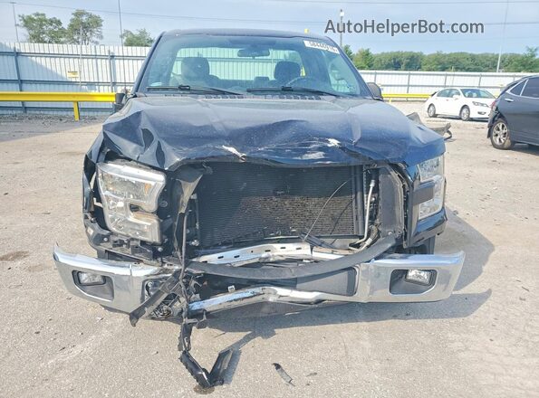 1FTMF1CFXGKD10709 2016 FORD F150 Black Front view