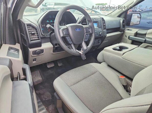 1FTMF1CP0KKD89633 2019 FORD F150 Gray Widok deski rozdzielczej