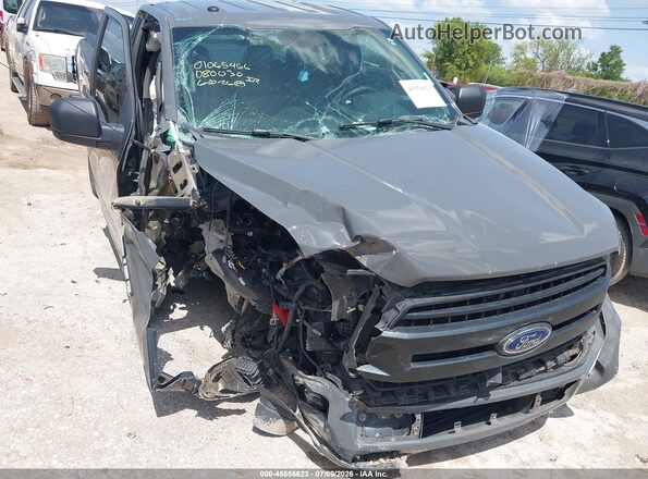 1FTMF1CP3JFD80030 2018 FORD F150 Gray Սալոնի հետևի տեսք