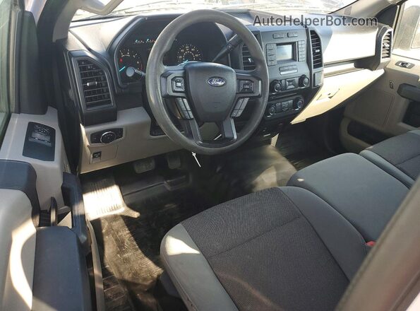 1FTMF1CP7JKE23341 2018 FORD F150 White Dashboard view