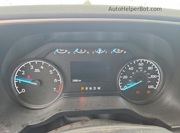 1FTMF1CP8PKF75153 2023 FORD F150 White Սարքավորումների վահանակի տեսք