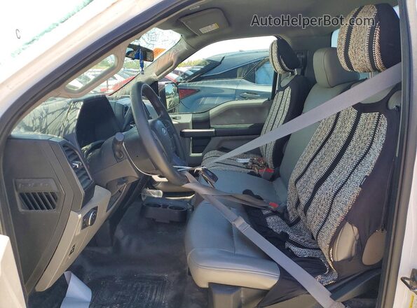 1FTMF1CPXKKC99311 2019 FORD F150 White Widok wnętrza z przodu