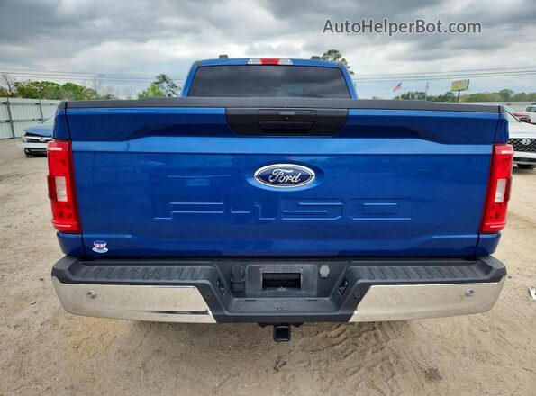1FTMF1E50PKD21383 2023 FORD F150 Синий Вид сзади