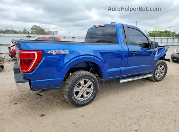 1FTMF1E50PKD21383 2023 FORD F150 Синий Задняя правая четверть