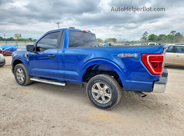 1FTMF1E50PKD21383 2023 FORD F150 Синий Задняя левая четверть