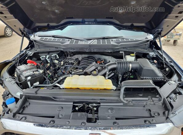 1FTMF1E50PKD21383 2023 FORD F150 Синий Вид задней части салона