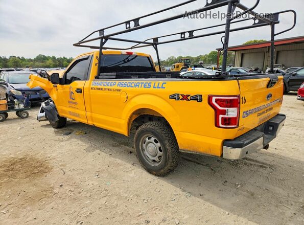 1FTMF1E54JKF44498 2018 FORD F150 Gold Rear left