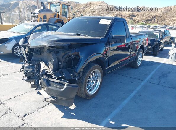 1FTMF1E56PKF06182 2023 FORD F150 Black Vista tres cuartos delantera izquierda