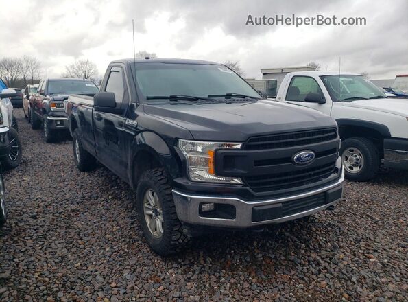 1FTMF1E57JKF45015 2018 FORD F150 Black Delantero derecho