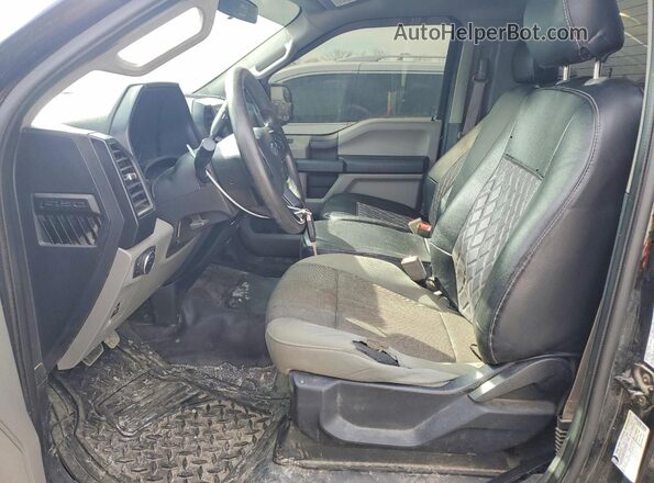 1FTMF1E57JKF45015 2018 FORD F150 Black Vista interior delantera