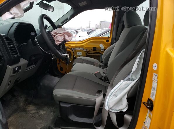 1FTMF1E59LKD46244 2020 FORD F150 Золотой Вид салона спереди