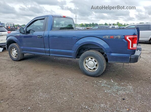1FTMF1E86HKC77451 2017 FORD F150 Blue Rear left