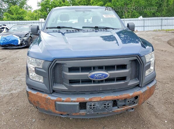 1FTMF1E86HKC77451 2017 FORD F150 Blue Front view
