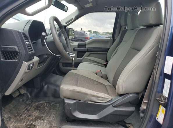 1FTMF1E86HKC77451 2017 FORD F150 Blue Front interior view
