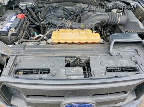 1FTMF1E86HKC77451 2017 FORD F150 Blue Rear interior view
