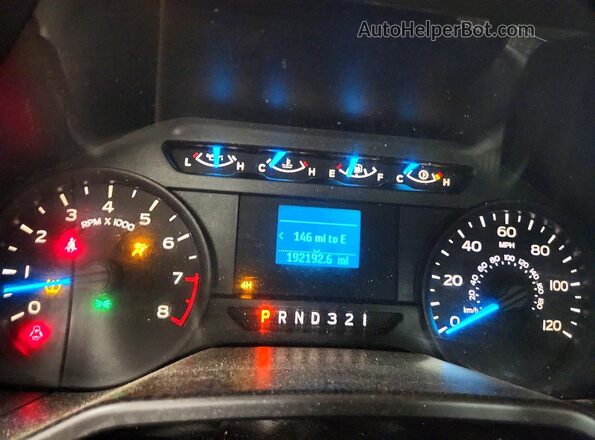 1FTMF1E88GKE09107 2016 FORD F150 White Widok zestawu wskaźników