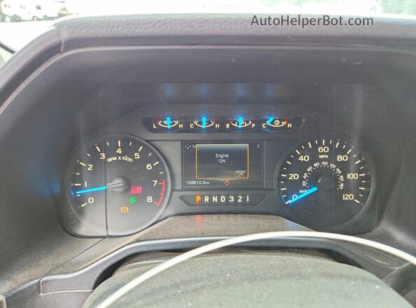 1FTMF1E89GKF13265 2016 FORD F150 White Instrument cluster view