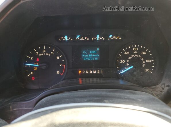 1FTMF1EB0JKC85773 2018 FORD F150 Белый Вид щитка приборов