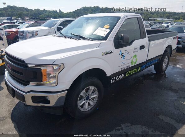 1FTMF1EB0KKE47435 2019 FORD F150 Белый Передняя левая четверть