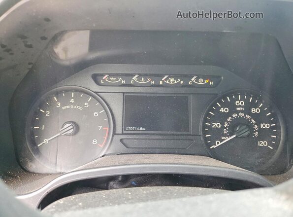 1FTMF1EB1KKE14489 2019 FORD F150 Gray Вид щитка приладів