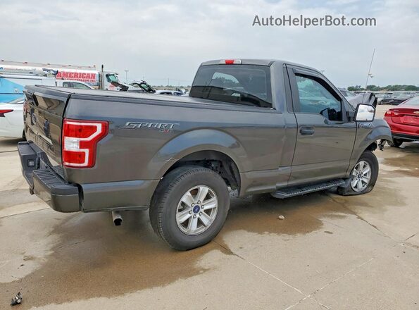 1FTMF1EB1KKE14489 2019 FORD F150 Gray Задня права чверть