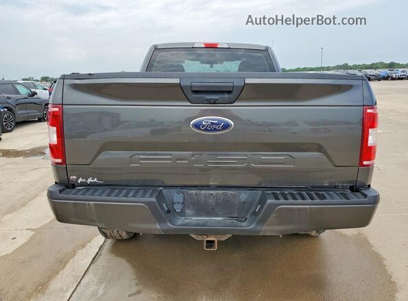 1FTMF1EB1KKE14489 2019 FORD F150 Gray Вид ззаду