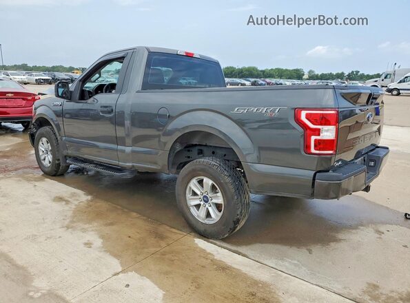1FTMF1EB1KKE14489 2019 FORD F150 Gray Задня ліва чверть