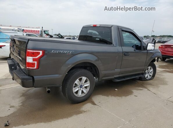 1FTMF1EB1KKE14489 2019 FORD F150 Gray 