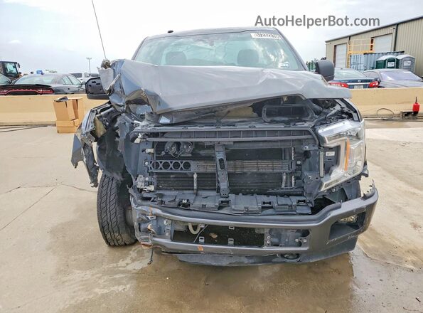 1FTMF1EB1KKE14489 2019 FORD F150 Gray Вид спереду