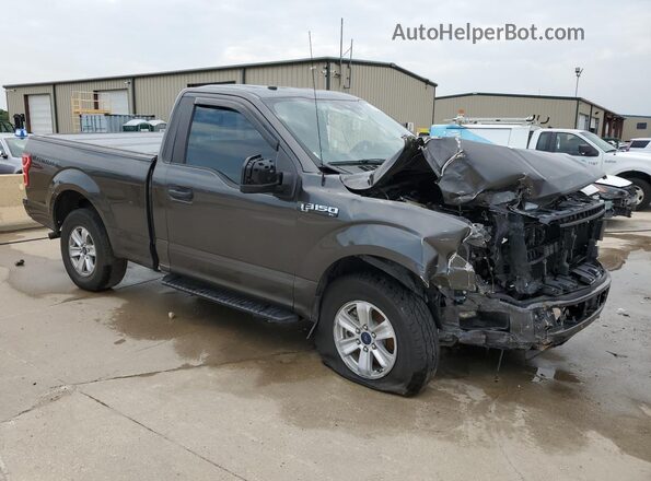 1FTMF1EB1KKE14489 2019 FORD F150 Gray 