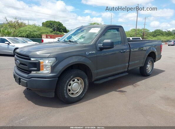 1FTMF1EB4JKE82865 2018 FORD F150 Black Առջևի ձախ երեք քառորդ տեսարան