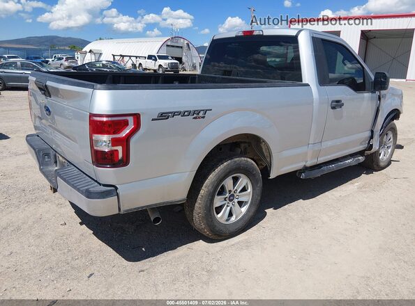 1FTMF1EB5JKE76783 2018 FORD F150 Silver Tył prawy