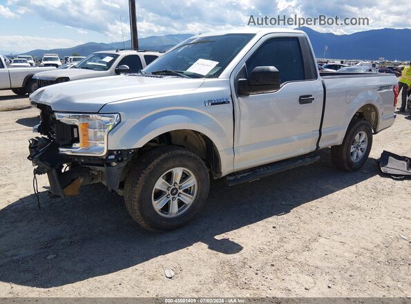 1FTMF1EB5JKE76783 2018 FORD F150 Silver Przód lewy