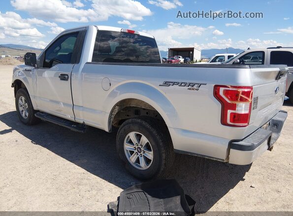 1FTMF1EB5JKE76783 2018 FORD F150 Silver Tył lewy