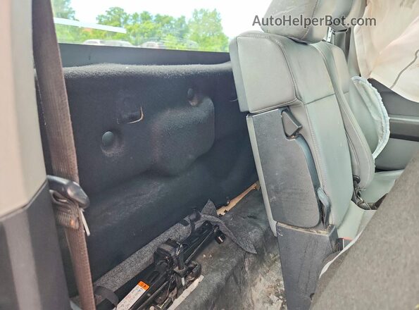 1FTMF1EB5MKE78957 2021 FORD F150 White Rear seats view