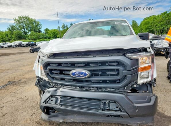 1FTMF1EB5MKE78957 2021 FORD F150 White Front view